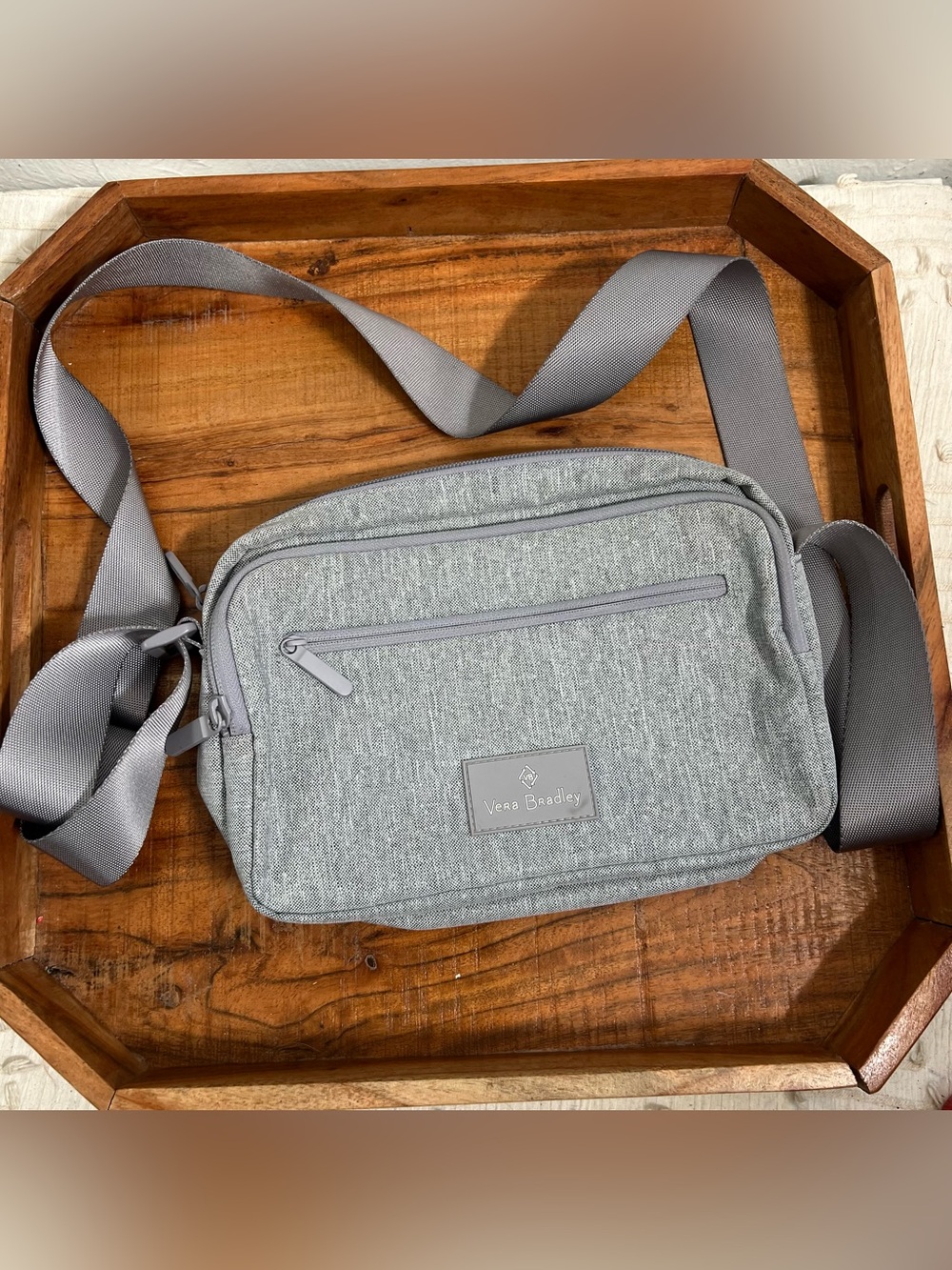 Vera Bradley Gray Crossbody Bag
